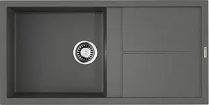 Мойка кухонная Omoikiri Sumi 100-PL платина 4993659, 1