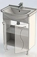 Тумба-умывальник напольная Aquanet Моника 60 белый 00186769+00183022