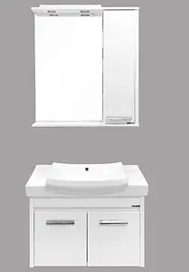 Тумба-умывальник подвесная Comforty Киото 75П белый 00004136266CF Тумба-умывальник подвесная Comforty Киото 75П белый 00004136266CF, 3