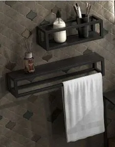 Полка Kerama Marazzi Plaza Next 55 чёрный матовый PL.N.sh.55\BLK, 2