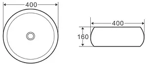 Раковина BelBagno 40 белый BB1065 Раковина BelBagno 40 белый BB1065, 2