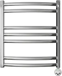 Полотенцесушитель электрический лесенка Lemark Atlantiss П7 600х500 полированная сталь LM32607RE, 3