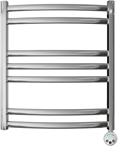 Полотенцесушитель электрический лесенка Lemark Atlantiss П7 600х500 полированная сталь LM32607RE