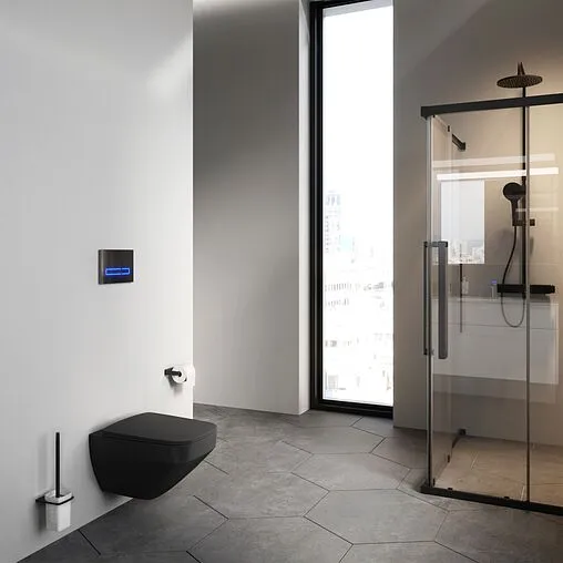 Унитаз подвесной безободковый Am.Pm Inspire 2.0 FlashClean черный матовый C50A1700MBSC