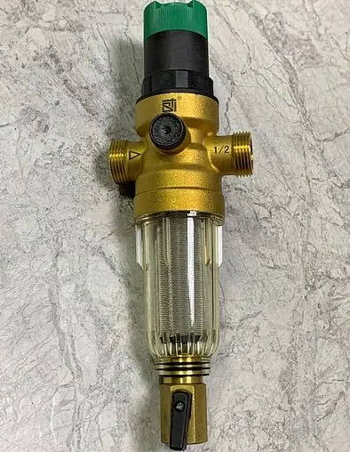 Фильтр тонкой очистки воды с редуктором давления ½&quot;н x ½&quot;н STI B-01 01.07.ФРВ0112