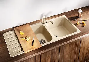 Смеситель для кухни с выдвижным изливом Blanco Wega-S шампань 513996, 3