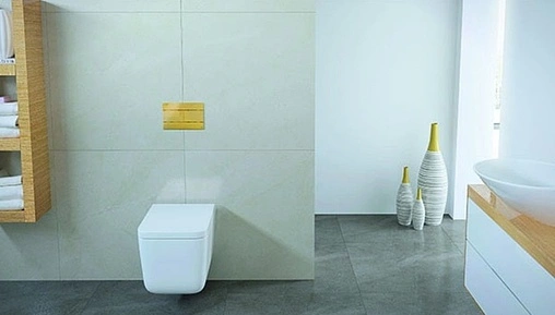 Клавиша смыва для унитаза OLI Slim 154962 золото