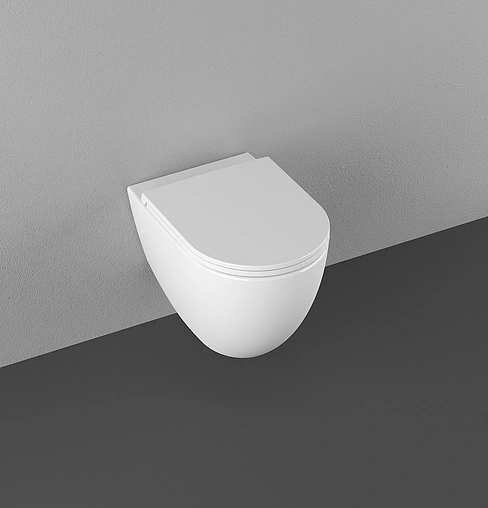 Унитаз подвесной безободковый ISVEA Infinity белый матовый 10NF02001-2L