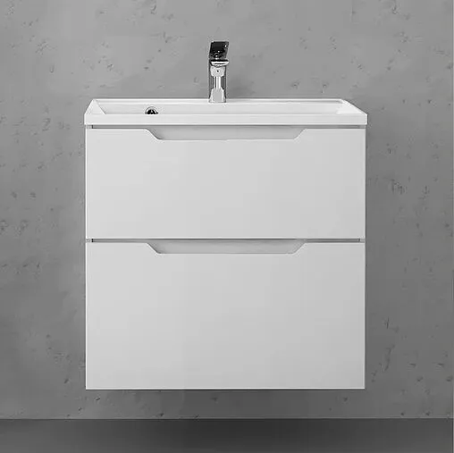 Тумба под умывальник подвесная Raval Wector 60 белый Wct.01.60/P/W/MD