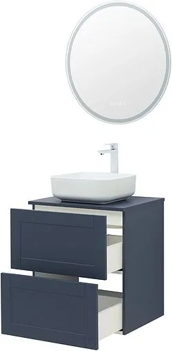 Тумба-умывальник подвесная Aquanet Терра 60 маренго 00313243+