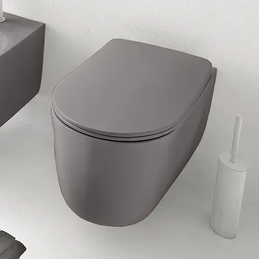 Унитаз подвесной безободковый Kerasan Nolita Tornado Ferro matt 531589