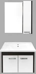 Тумба-умывальник подвесная Comforty Барселона 70П белый/венге 00003128161CF Тумба-умывальник подвесная Comforty Барселона 70П белый/венге 00003128161CF, 5