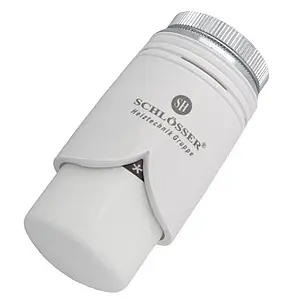 Головка термостатическая M28X1.5 Schlosser Brillant белый 600300002 Головка термостатическая M28X1.5 Schlosser Brillant белый 600300002, 1