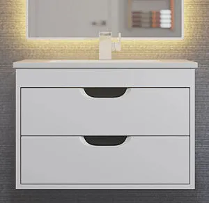 Тумба-умывальник подвесная Uperwood UPD Modul 65 белый с графитовыми вставками 3930205581 Тумба-умывальник подвесная Uperwood UPD Modul 65 белый с графитовыми вставками 3930205581, 1