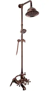 Душевая система со смесителем для ванны Timo Nelson венге SX-90 orb Душевая система со смесителем для ванны Timo Nelson венге SX-90 orb, 1