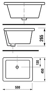 Раковина Jika Doris 59 белый 8510290000001, 2