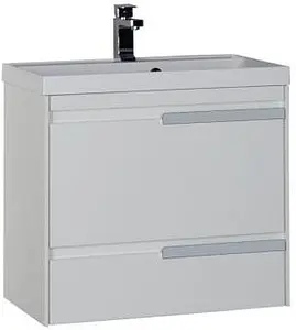 Тумба-умывальник Aquanet Тиволи 70 белый 00180054+00179394, 1