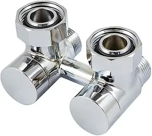 Узел нижнего подключения радиатора угловой М22x1.5 x ¾"ек Schlosser Exclusive хром 601000002 Узел нижнего подключения радиатора угловой М22x1.5 x ¾"ек Schlosser Exclusive хром 601000002, 1