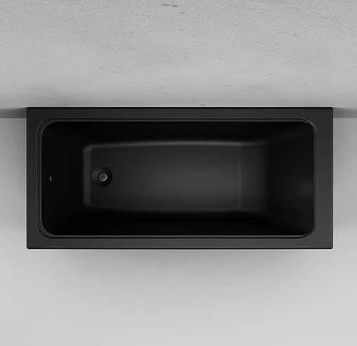 Ванна акриловая Am.Pm Gem 170x70 черный матовый W90A-170-070B-A