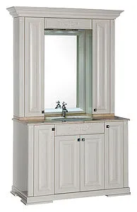 Шкаф-зеркало Aquanet Кастильо 120 слоновая кость 183172, 3