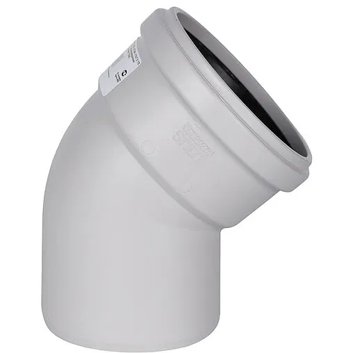 Отвод внутренний бесшумный D=110мм Угол 45° Stout SKB-0010-011045