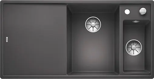 Мойка кухонная Blanco Axia III 6 S 100 R (доска ясень) тёмная скала 523463