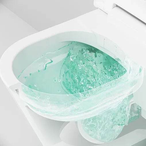 Умный унитаз-биде подвесной безободковый Am.Pm Inspire FlashClean белый CCC501700SC