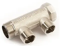 Коллектор регулирующий проходной 2 отвода 1"в/н x ¾"ек General Fittings 630061N100502A