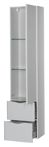 Шкаф-пенал Aquanet Орлеан 40 R белый глянец 00183079