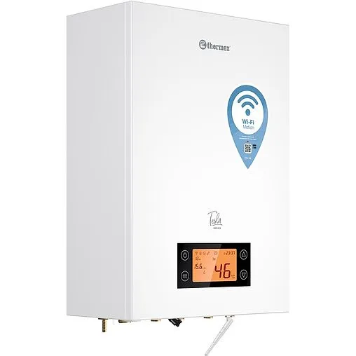 Котел электрический одноконтурный 12кВт Thermex Tesla 6-12 Wi-Fi 511401 Котел электрический одноконтурный 12кВт Thermex Tesla 6-12 Wi-Fi 511401