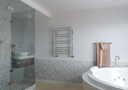 Полотенцесушитель водяной лесенка Lemark Luna П10 500x800 полированная сталь LM41810