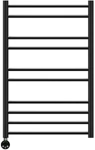 Полотенцесушитель электрический лесенка Lemark Ursus П10 800х500 черный матовый LM72810EBL, 1