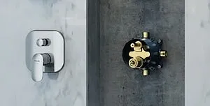 Смеситель для ванны скрытого монтажа Am.Pm Sensation хром F3085000, 3