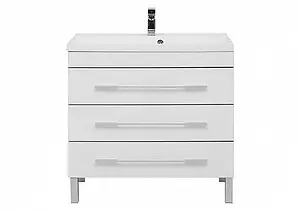 Тумба под умывальник напольная Aquanet Верона 90 белый 00178470, 5