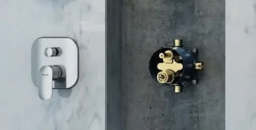 Смеситель для ванны скрытого монтажа Am.Pm Sensation хром F3085000