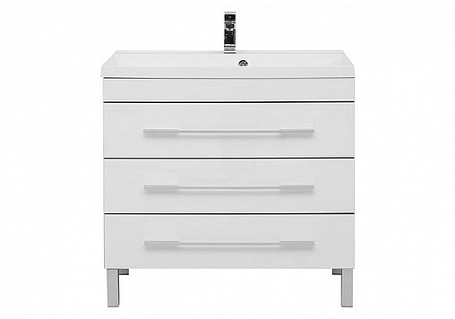 Тумба под умывальник напольная Aquanet Верона 90 белый 00178470