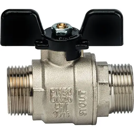 Кран шаровый ¾"н x ¾"н Stout SVB-0006-000020