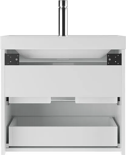 Тумба под умывальник подвесная Айсберг Веста 60 белый DV5914T