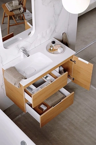 Тумба под умывальник подвесная Aqwella Accent 90 дуб золотой ACC0109RDZ