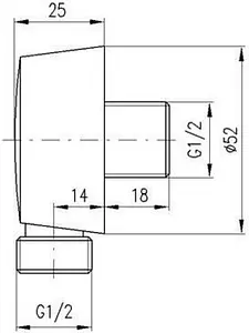 Шланговое подключение Rav Slezak хром MD0018 Шланговое подключение Rav Slezak хром MD0018, 2