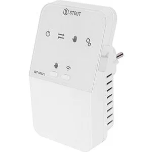 Беспроводной электрический исполнительный модуль 230В 1А Stout MW-1 белый STE-0101-100001, 1