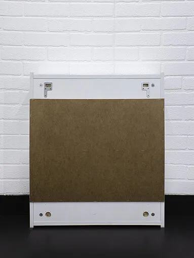 Шкаф-зеркало Айсберг Норма 60 белый DA1639HZ