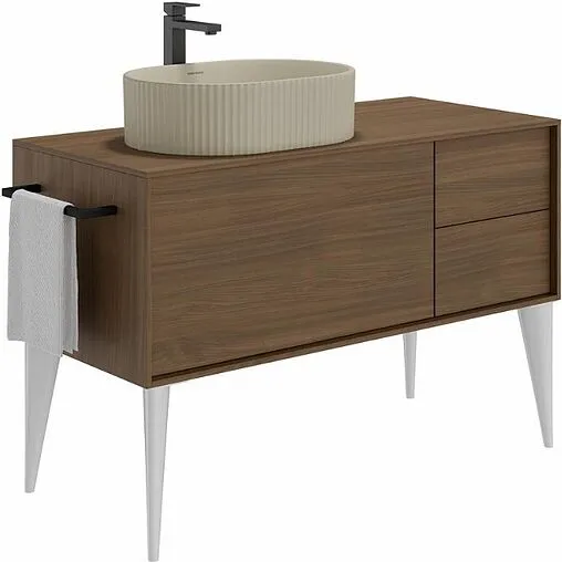 Тумба-умывальник Kerama Marazzi Atollo 80 древесный Wood AT.110\WD+