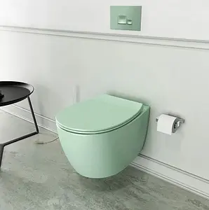 Клавиша смыва для унитаза ISVEA Piazza 54MJ0109I мятно-зеленый Клавиша смыва для унитаза ISVEA Piazza 54MJ0109I мятно-зеленый, 2