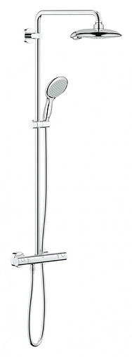 Душевая система с термостатом для душа Grohe Euphoria Power&amp;Soul System 190 хром 26186000