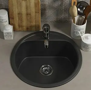 Мойка кухонная Uperwood UPD-101 уголь 391020204 Мойка кухонная Uperwood UPD-101 уголь 391020204, 4