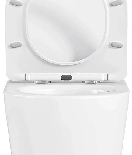 Унитаз подвесной безободковый Hansmann keramik Round Tornado белый УНИ0010