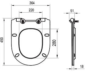 Крышка-сиденье для унитаза с микролифтом Ravak Vita Slim белый X01861, 2