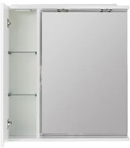 Шкаф-зеркало BelBagno FLY-MARINO 90 L Bianco Lucido MARINO-SPC-900/750-1A-BL-P-L, 5
