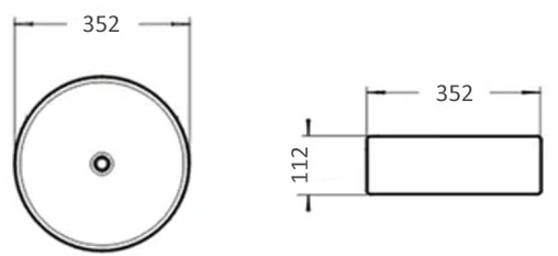 Раковина Comforty 39.4 белый матовый 9110MW